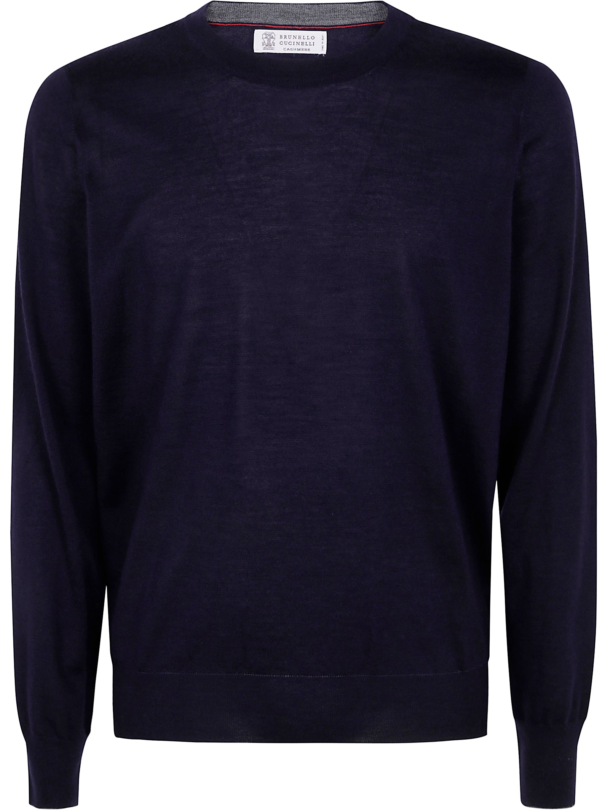 BRUNELLO CUCINELLI Round Neck Cashmere Blend Sweater for Men