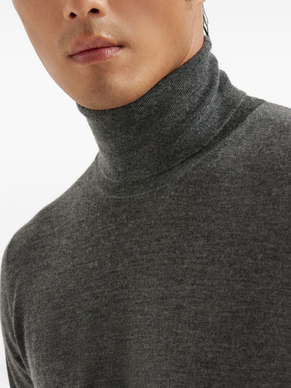 BRUNELLO CUCINELLI Cashmere Blend Turtle-Neck Sweater