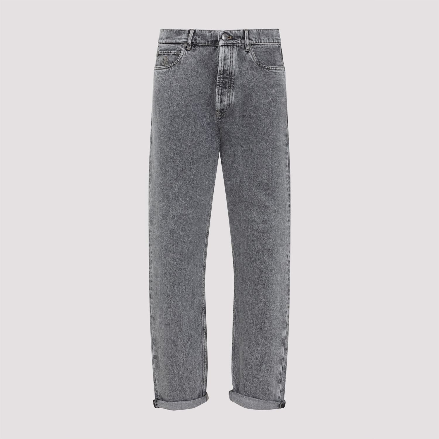 BRUNELLO CUCINELLI Stylish Cotton Jeans for Men - FW25 Collection