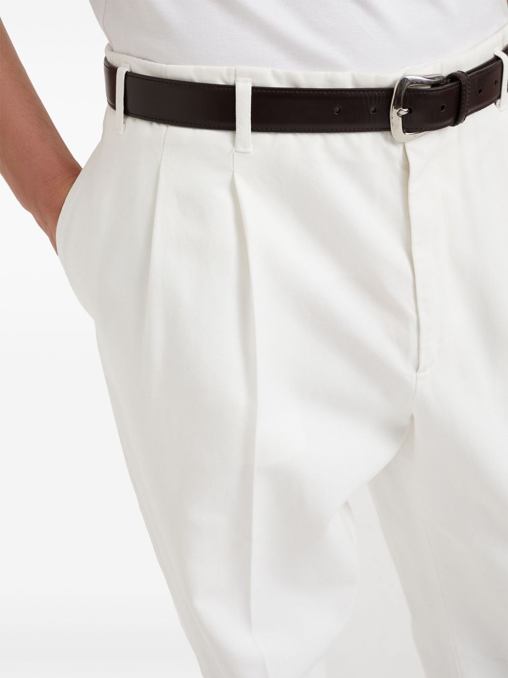 BRUNELLO CUCINELLI Tailor Fit Cotton Trousers - Men’s SS25