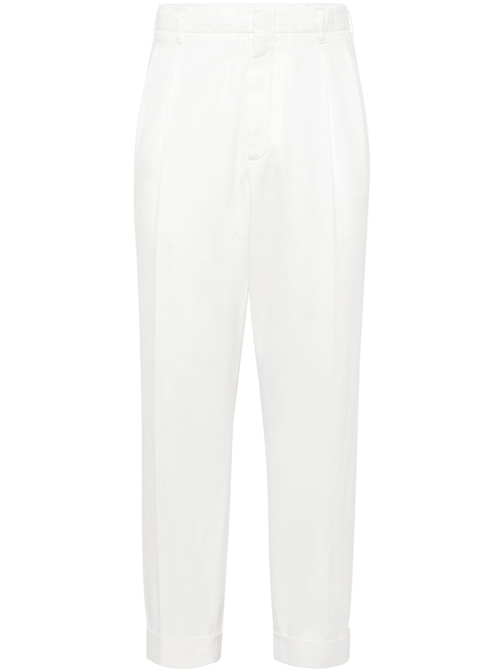BRUNELLO CUCINELLI Tailor Fit Cotton Trousers - Men’s SS25