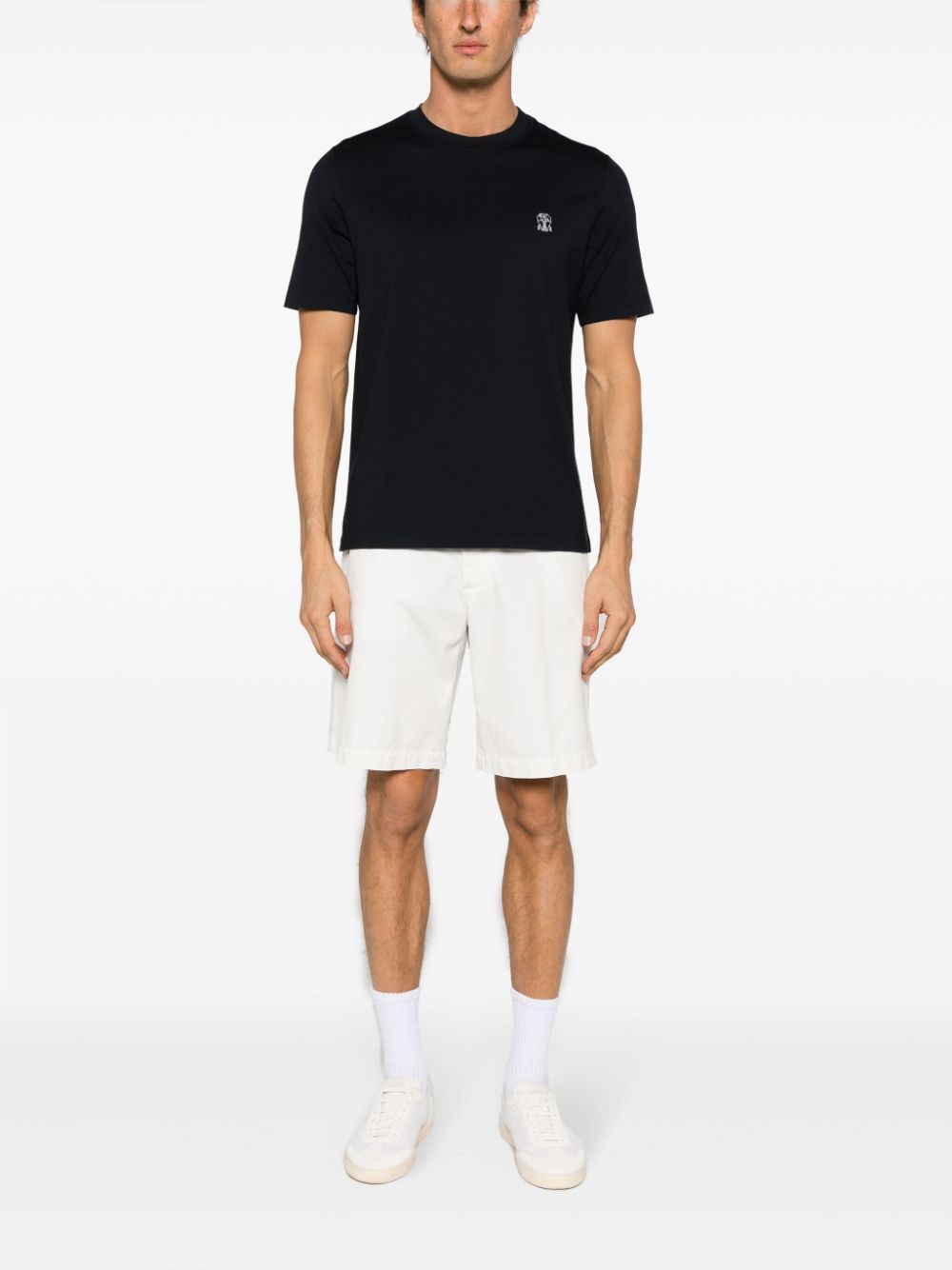 BRUNELLO CUCINELLI Men's Cotton Gabardine Bermuda Shorts