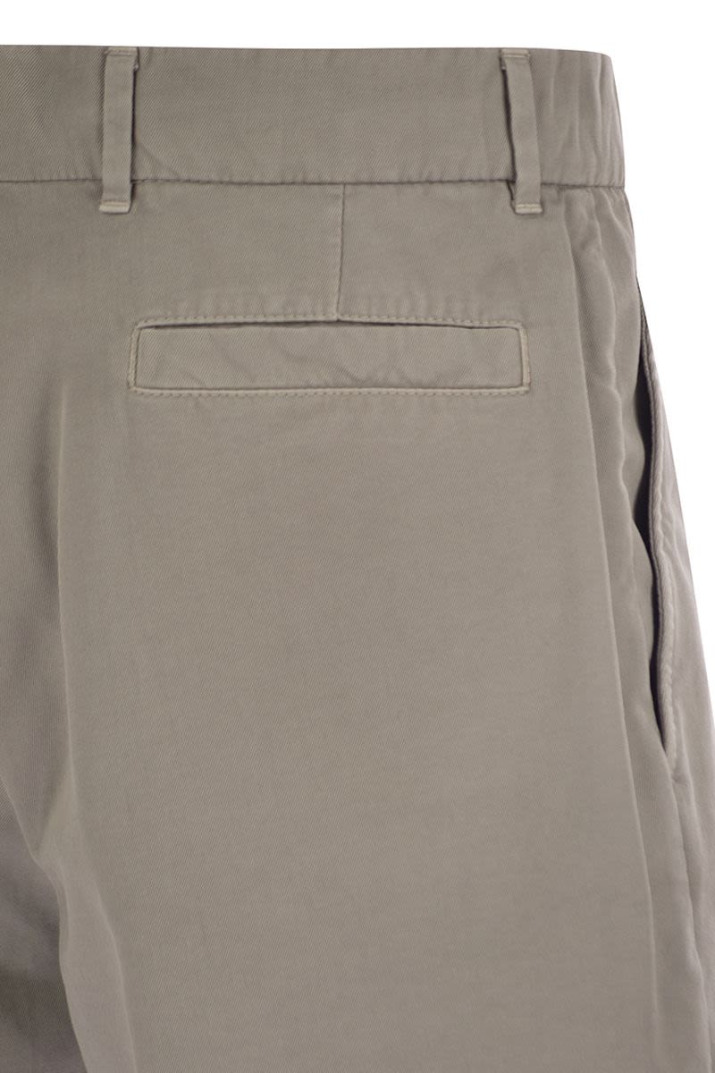 BRUNELLO CUCINELLI Cotton Gabardine Bermuda Shorts