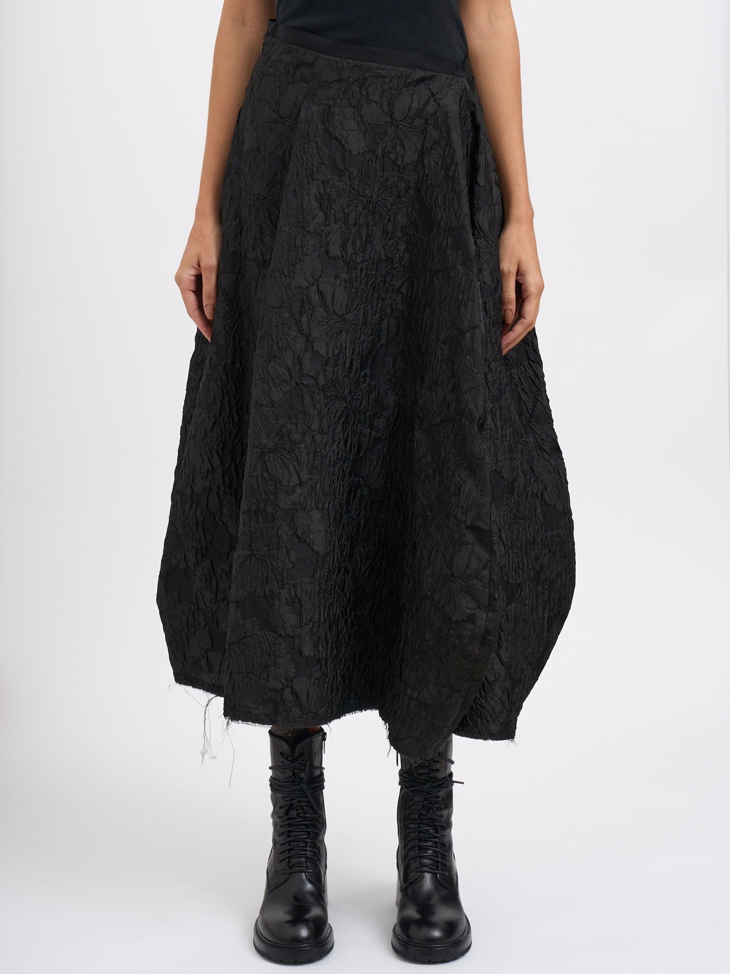 MARC LE BIHAN Long Floral Design Skirt - Size 38