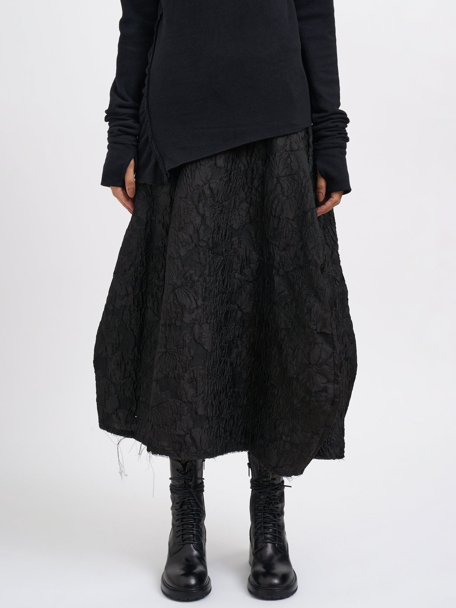 MARC LE BIHAN Long Floral Design Skirt - Size 38