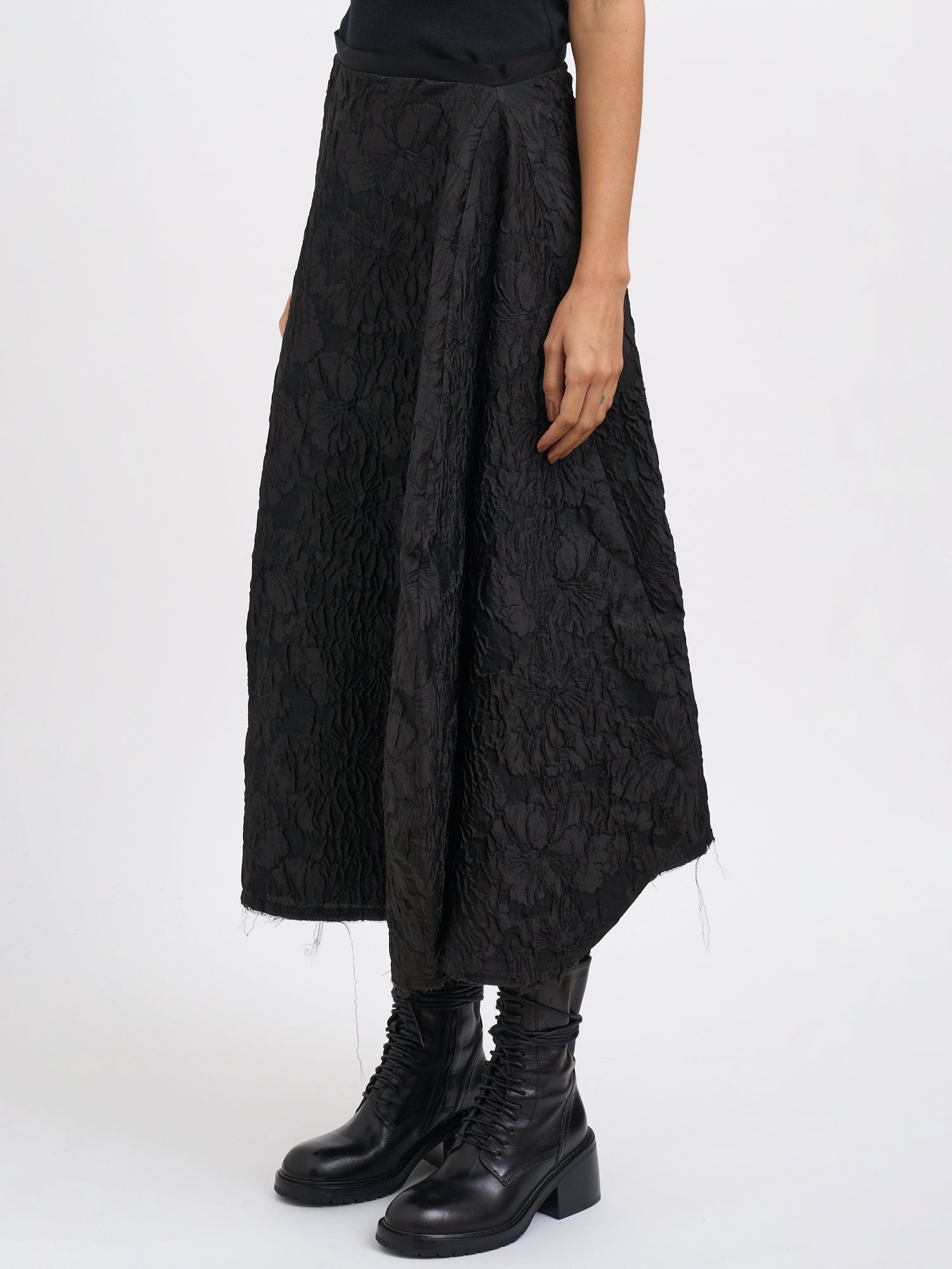 MARC LE BIHAN Long Floral Design Skirt - Size 38