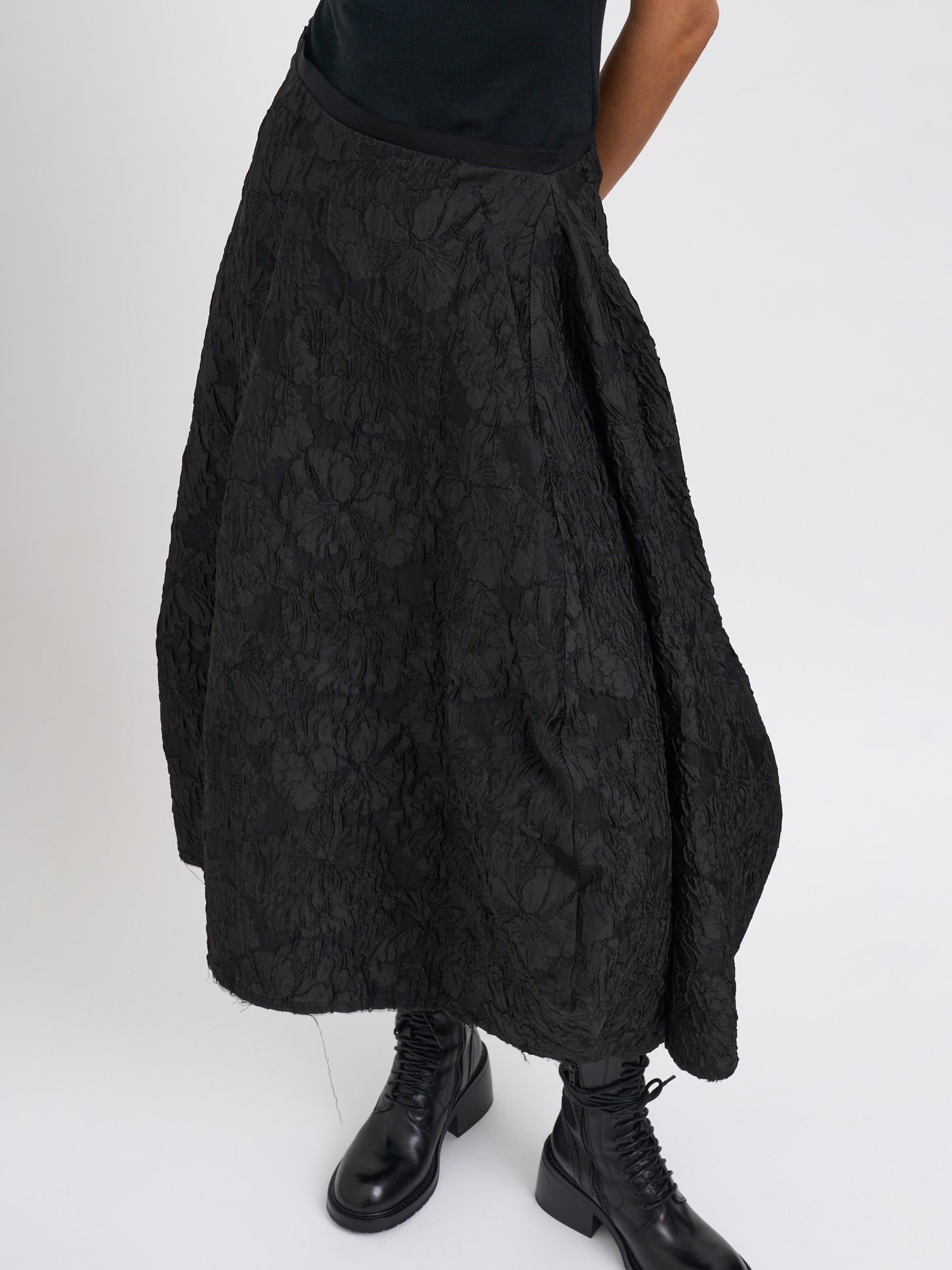 MARC LE BIHAN Long Floral Design Skirt - Size 38