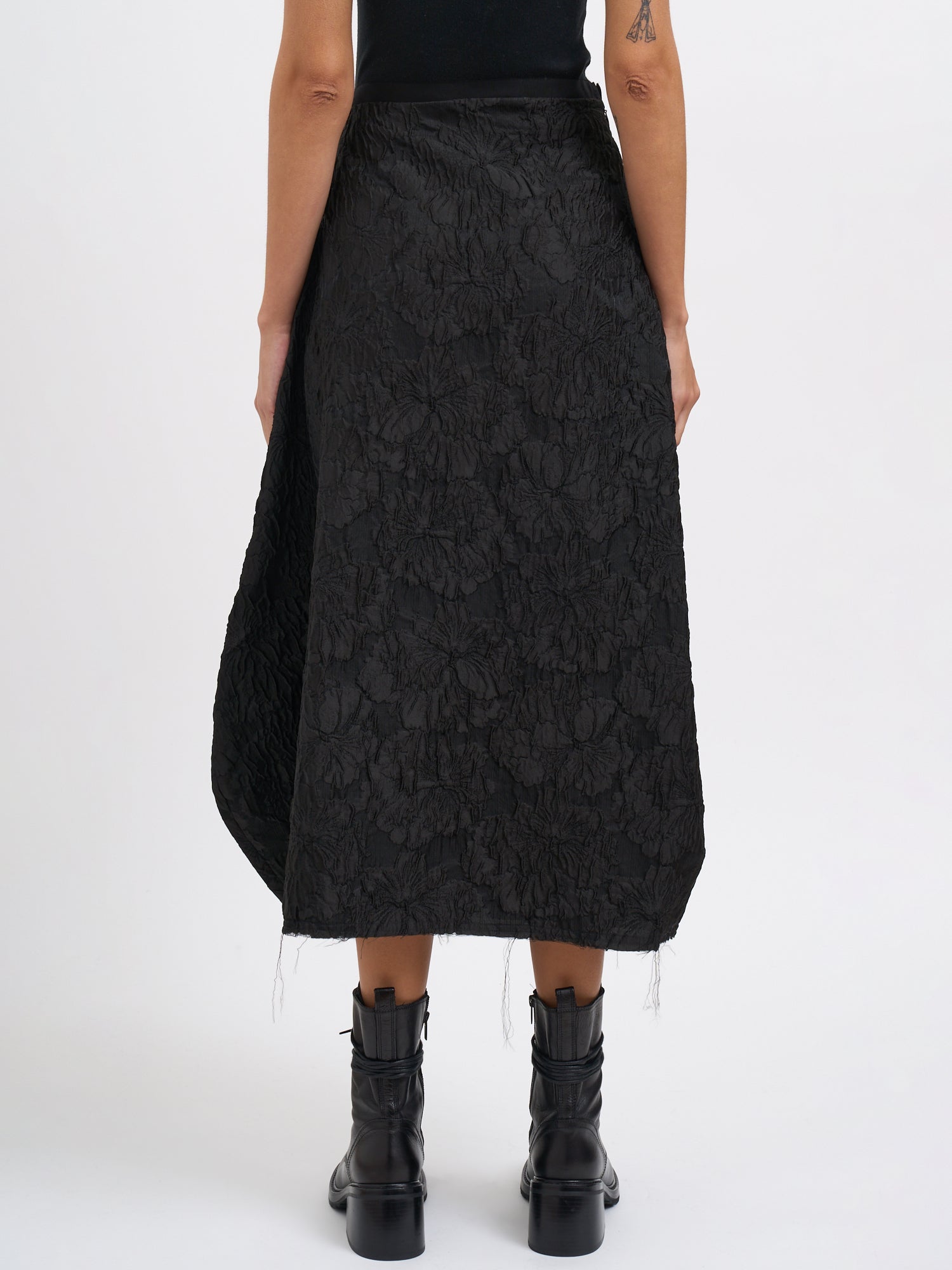 MARC LE BIHAN Long Floral Design Skirt - Size 38