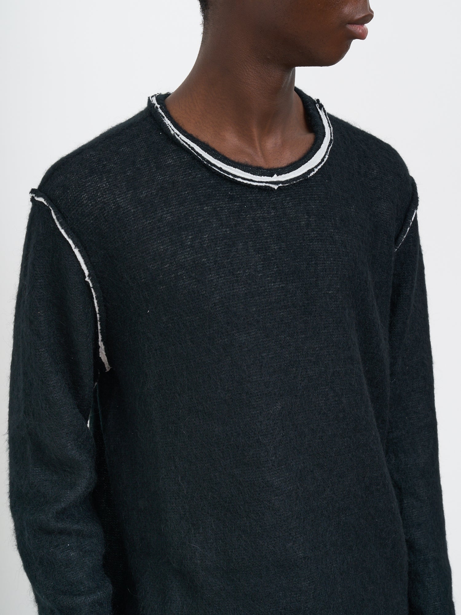 ANDREA YA'AQOV Bamboo Crew Neck Sweater - Men's Size M