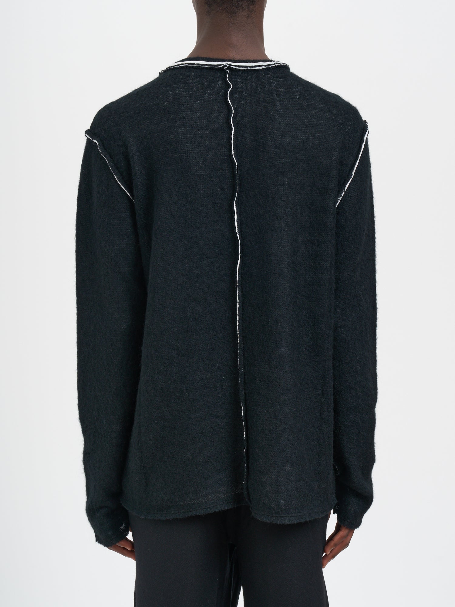 ANDREA YA'AQOV Bamboo Crew Neck Sweater - Men's Size M