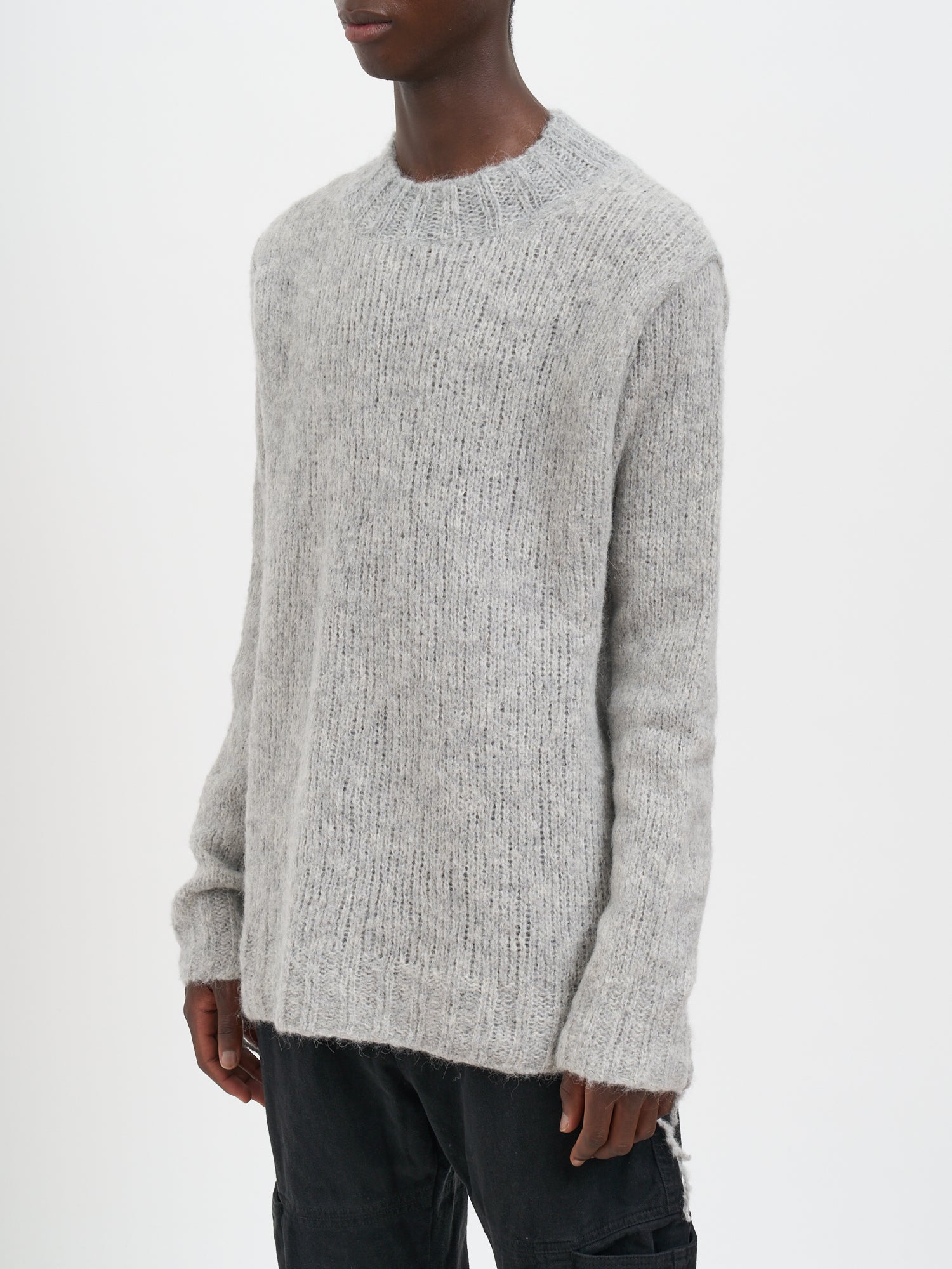 ANDREA YA'AQOV Men's Crew Neck Sweater - Medium