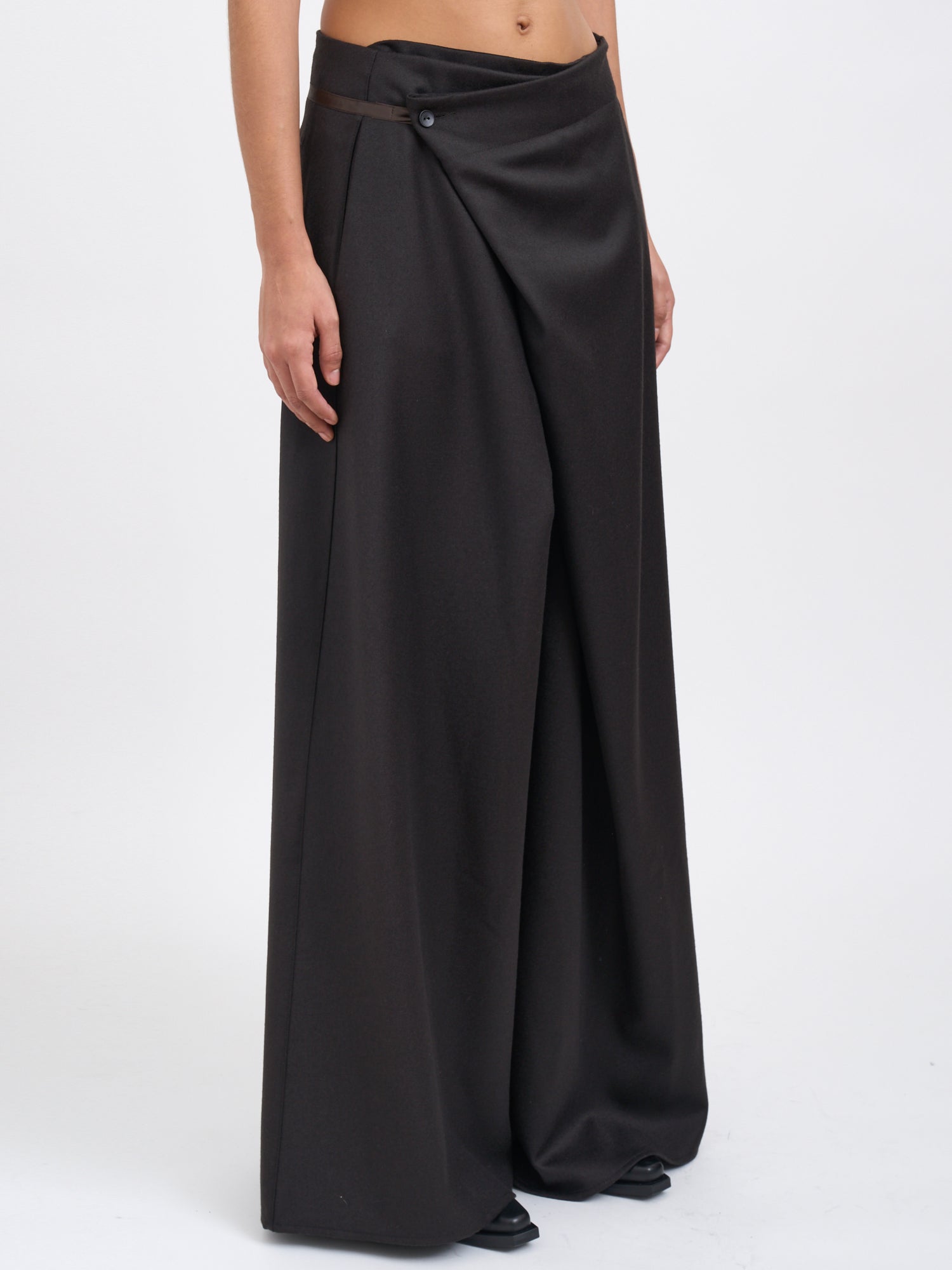 ANDREA YA'AQOV Wool Trouserskirt Culottes - Size S