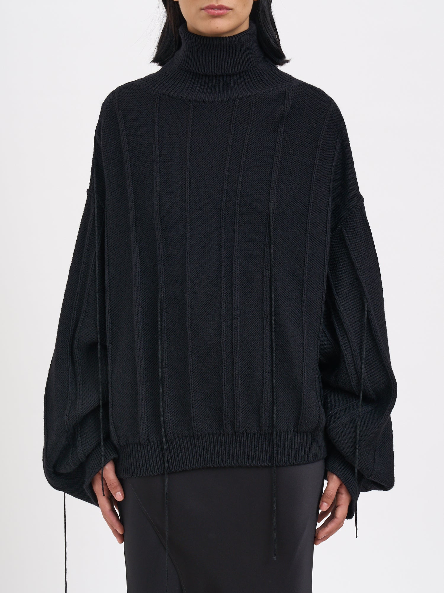 ANDREA YA'AQOV Wool High Neck Sweater