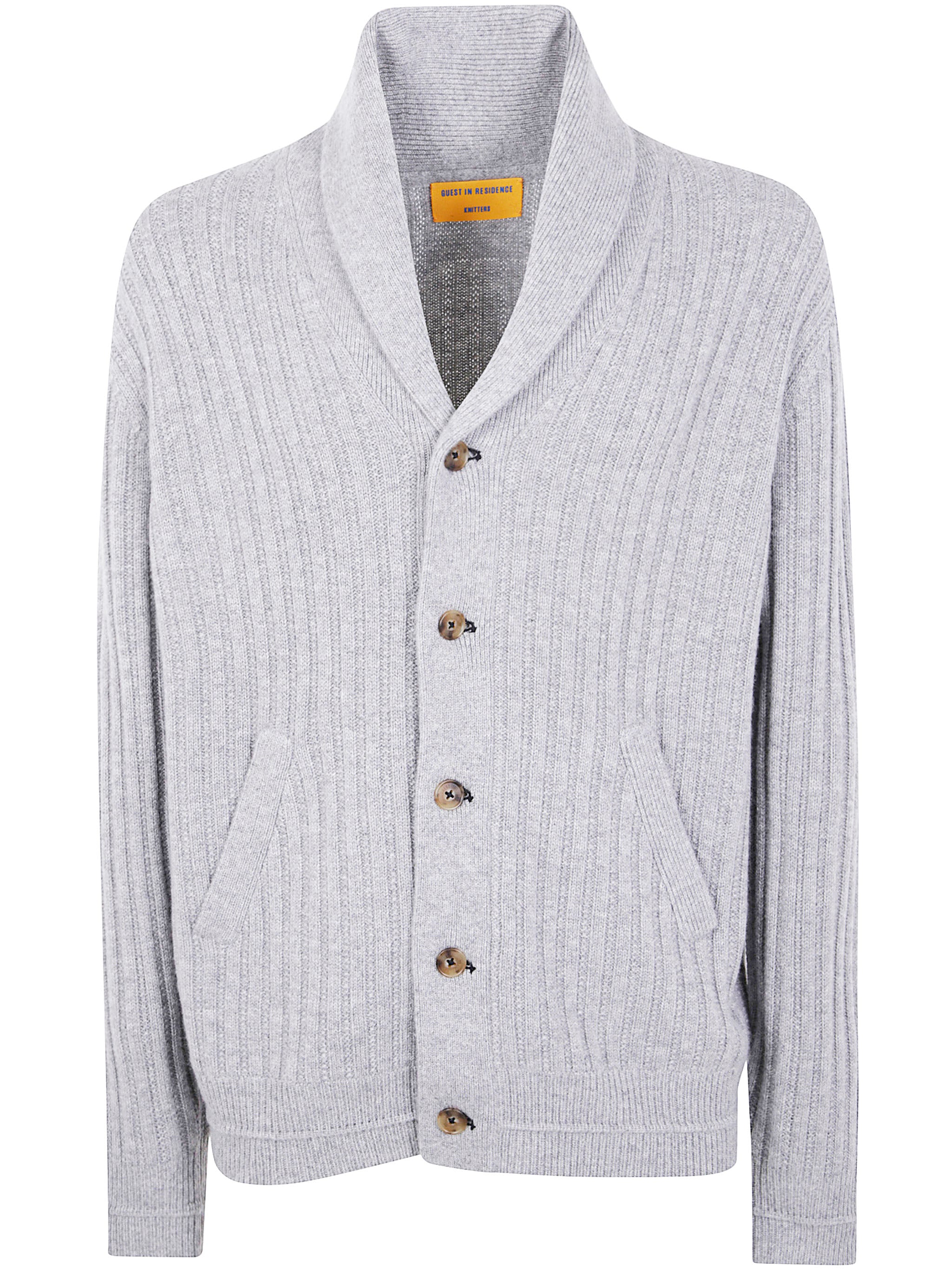 GUEST IN RESIDENCE Varsity Cashmere Blend Cardigan for Men