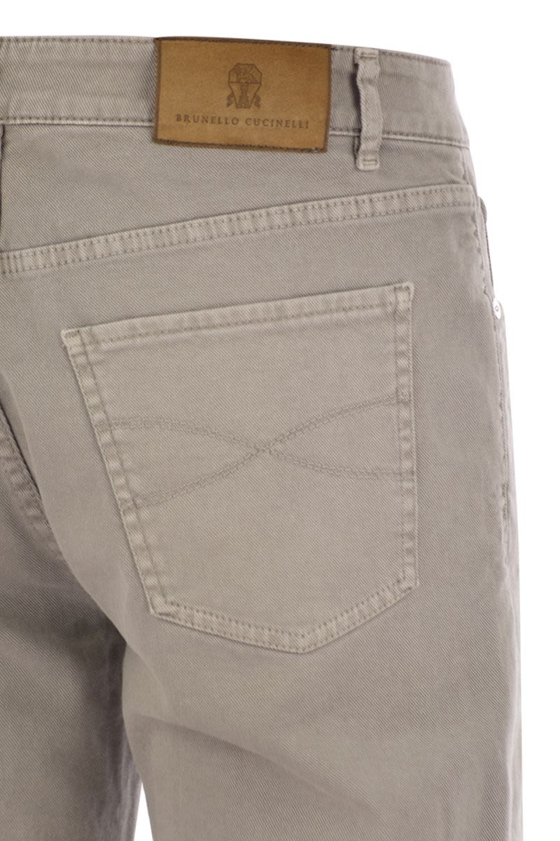 BRUNELLO CUCINELLI Traditional Fit Five-Pocket Trousers