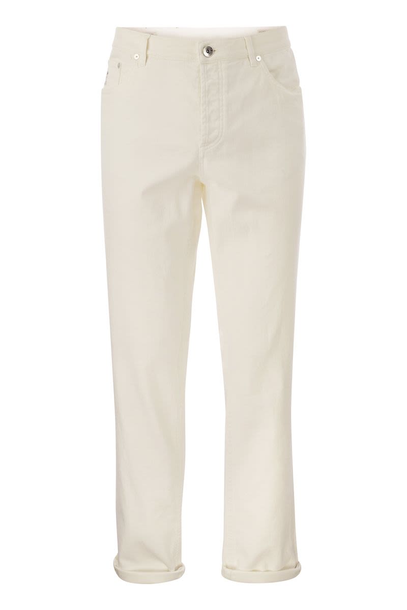 BRUNELLO CUCINELLI Traditional Fit Five-Pocket Trousers - Light Comfort-Dyed Denim