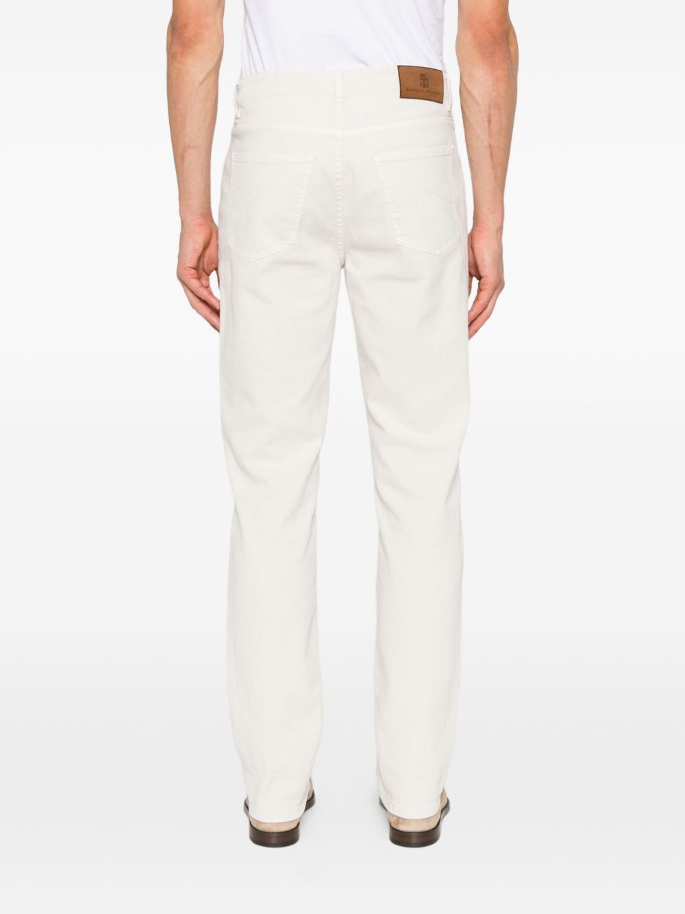 BRUNELLO CUCINELLI Sophisticated Five-Pocket Cotton Trousers for Men