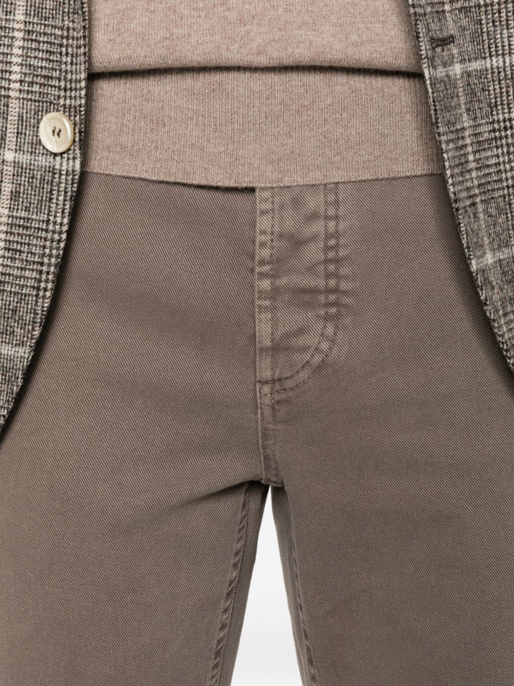 BRUNELLO CUCINELLI Classic Cotton Trousers for Men - Perfect Fit