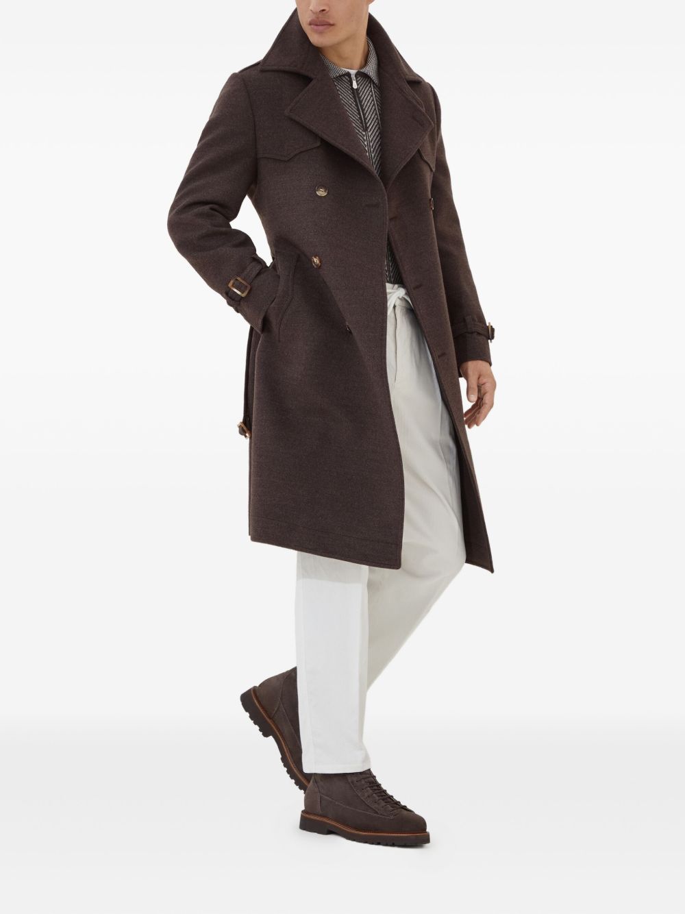 BRUNELLO CUCINELLI Men's Velvet Trousers with Drawstring Waist