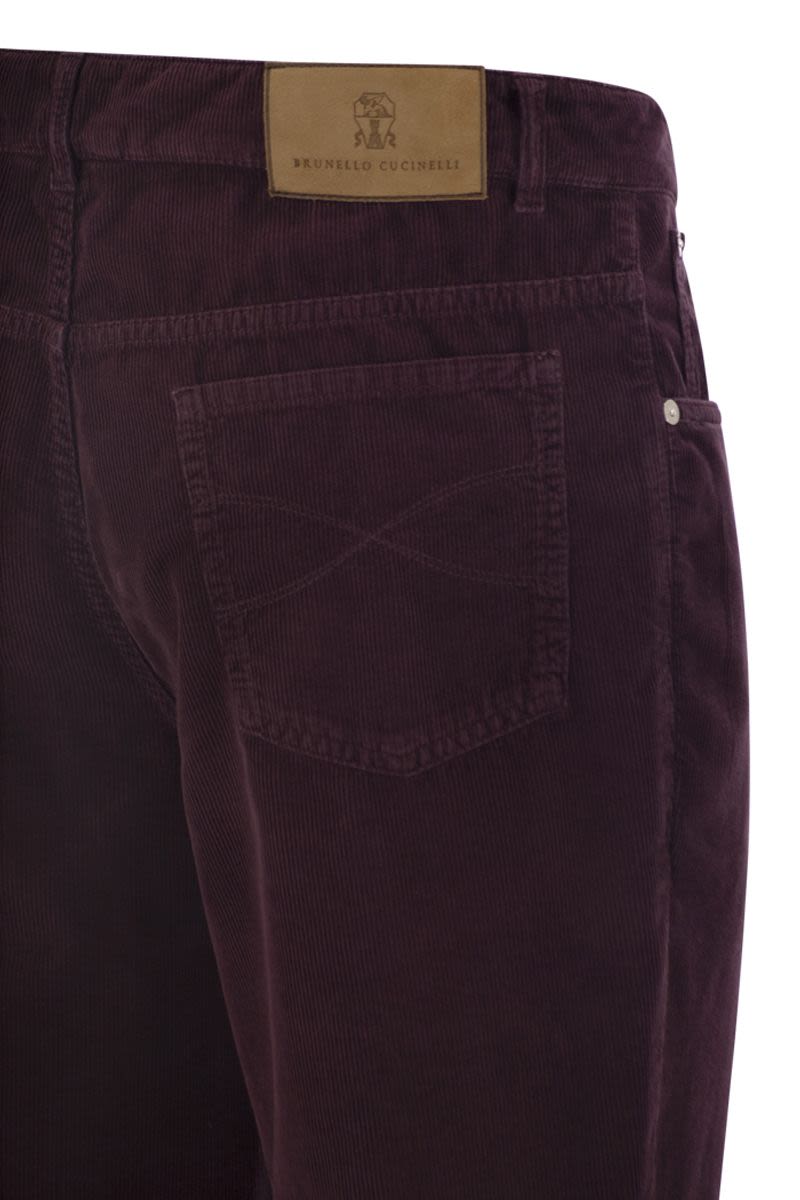 BRUNELLO CUCINELLI Five-Pocket Italian Fit Trousers - Seasonally Enhanced Style