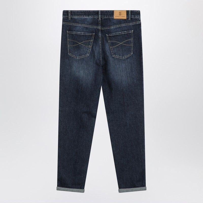 BRUNELLO CUCINELLI Faded Effect Jeans for Men