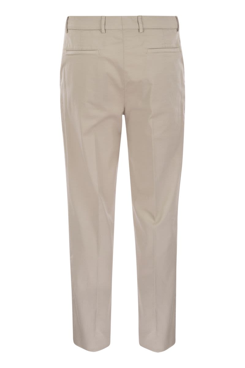 BRUNELLO CUCINELLI Comfortable Cotton Blend Trousers for Men