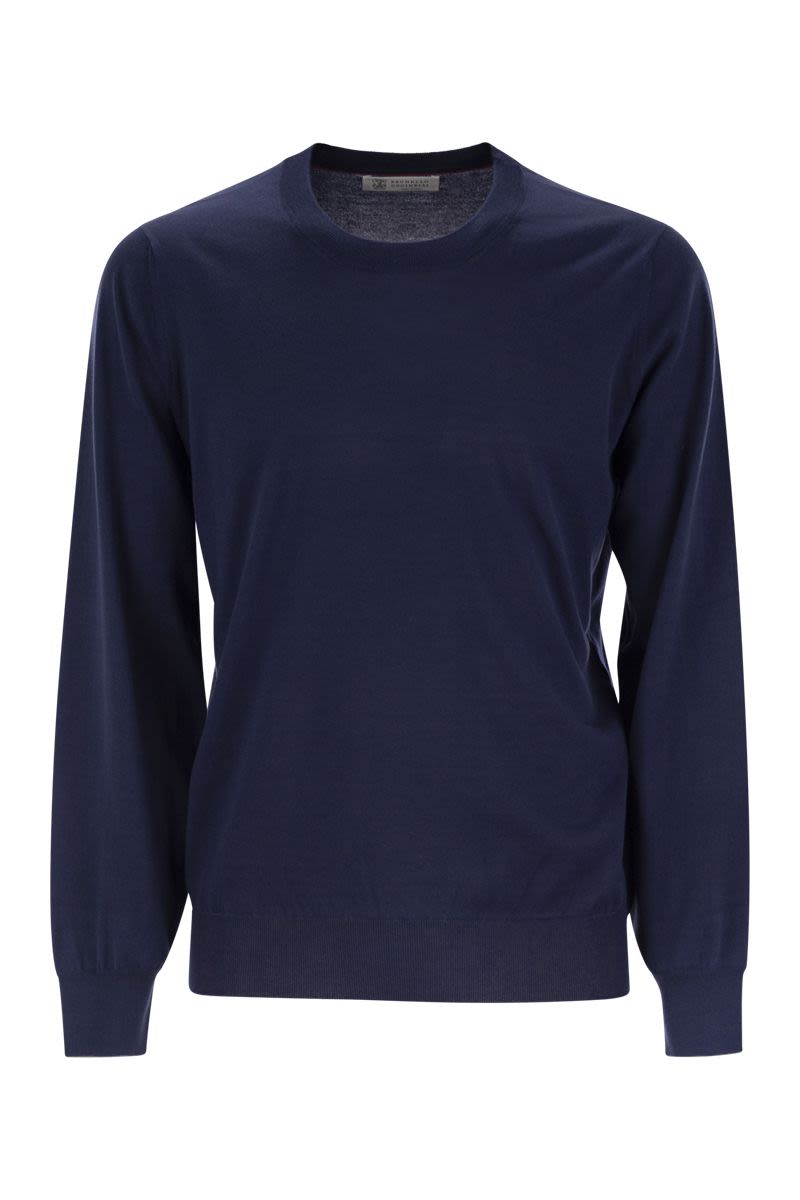 BRUNELLO CUCINELLI Lightweight Cotton Sweater for Men