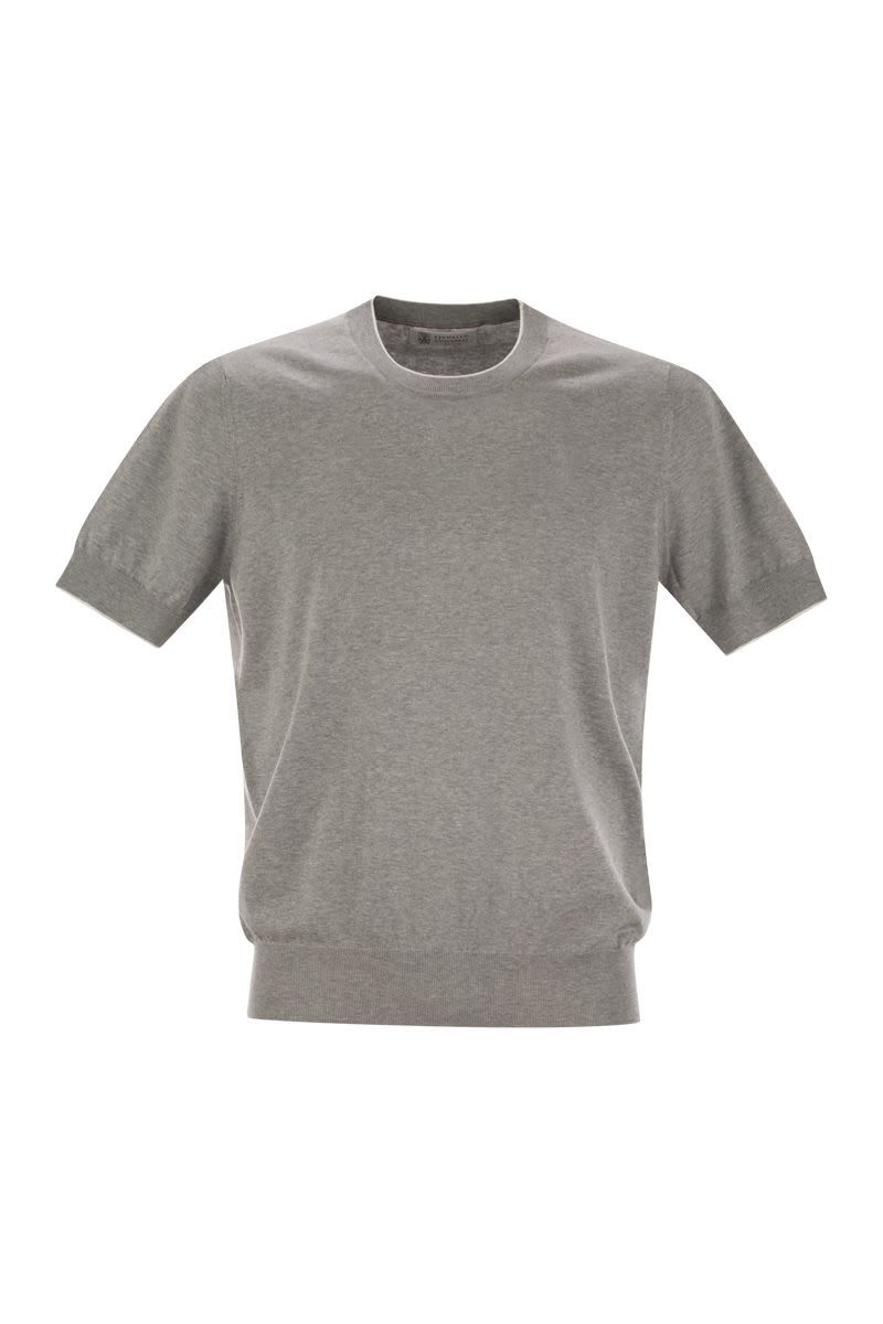BRUNELLO CUCINELLI Short-Sleeved Cotton T-Shirt