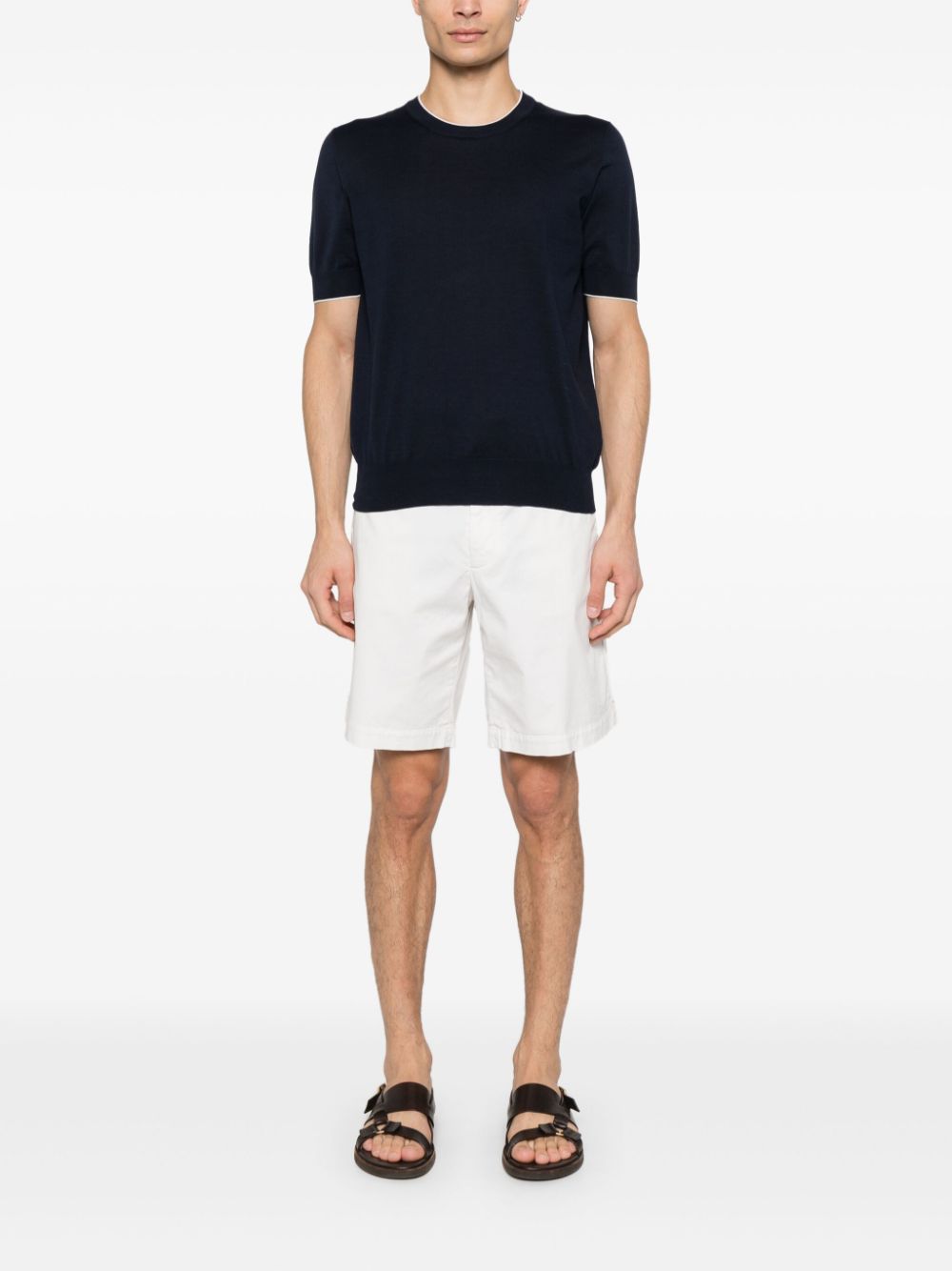 BRUNELLO CUCINELLI Short-Sleeved Cotton T-Shirt