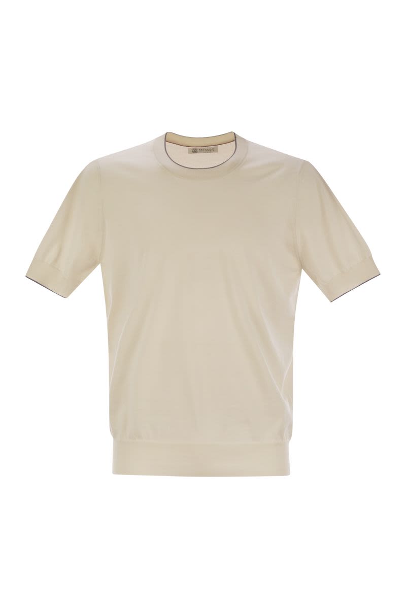 BRUNELLO CUCINELLI Short-Sleeved Cotton T-Shirt