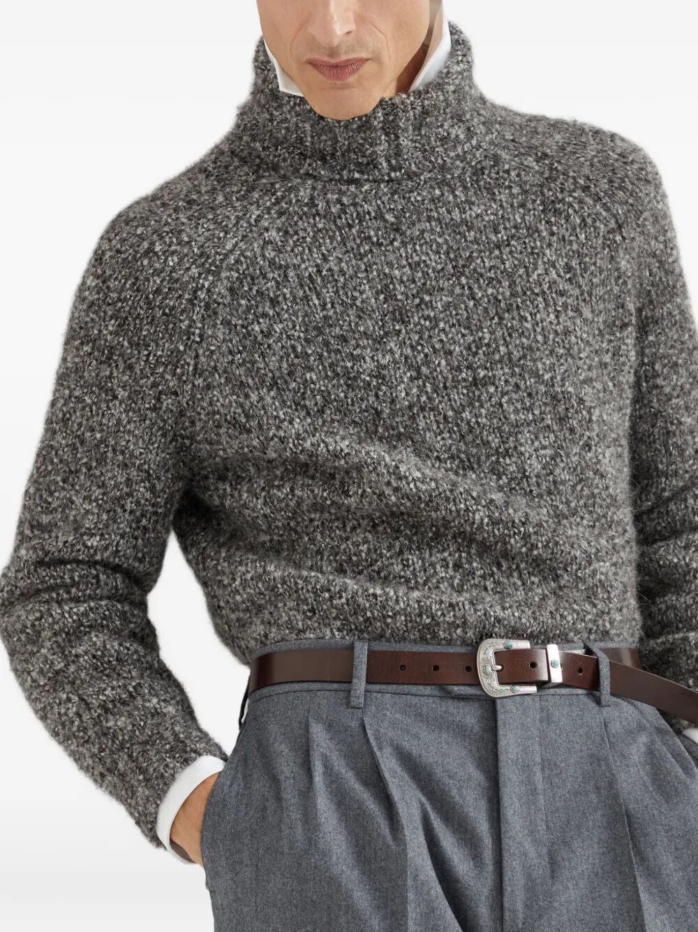 BRUNELLO CUCINELLI Men's Turtle Neck Sweater