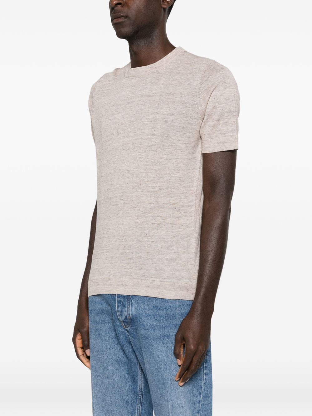 BRUNELLO CUCINELLI Linen Blend Sweater for Men - SS26 Collection