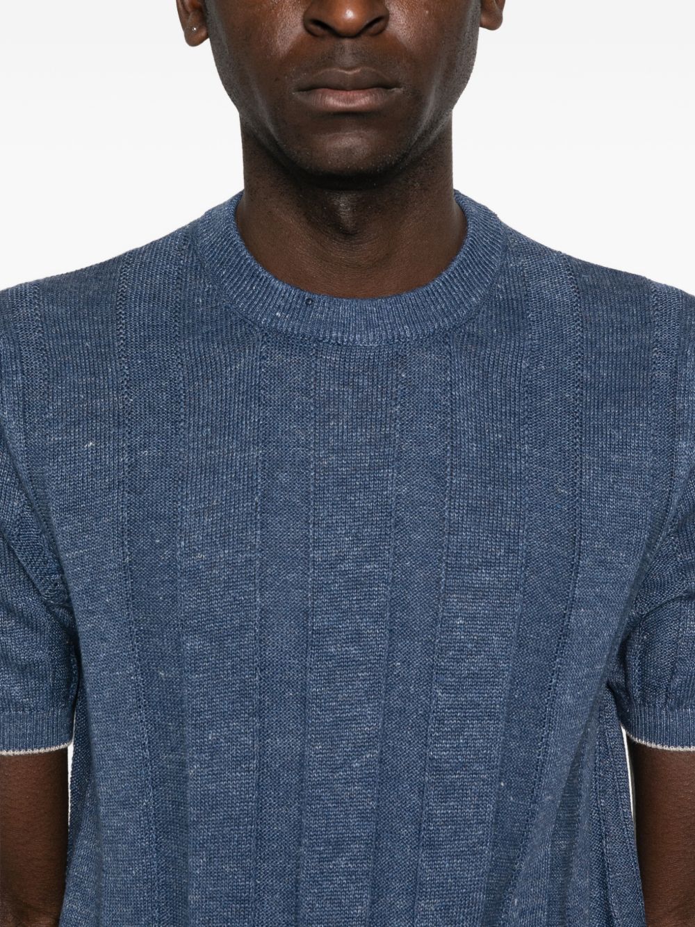 BRUNELLO CUCINELLI Linen Blend Sweater for Men - Spring/Summer 2026 Collection