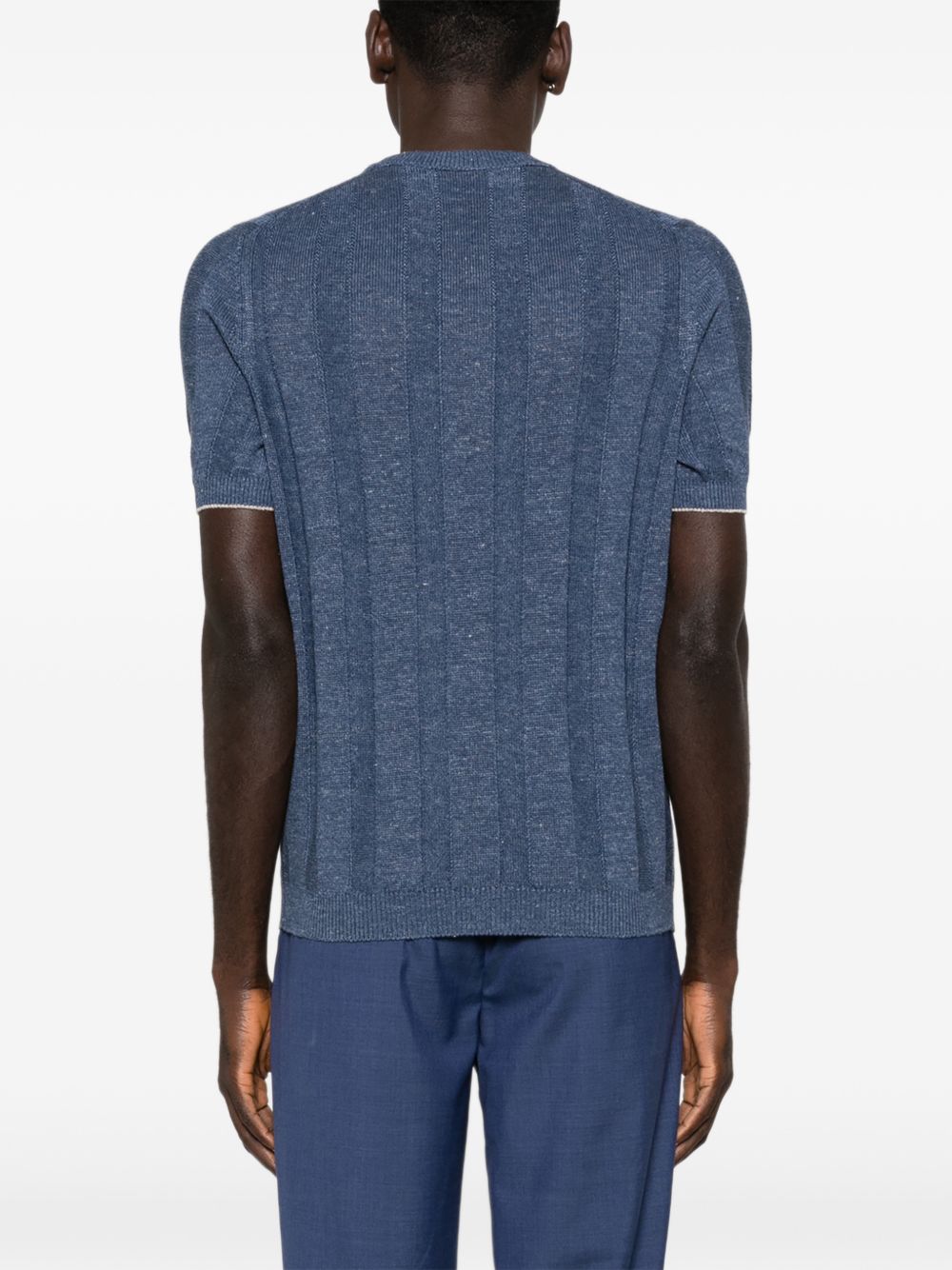 BRUNELLO CUCINELLI Linen Blend Sweater for Men - Spring/Summer 2026 Collection