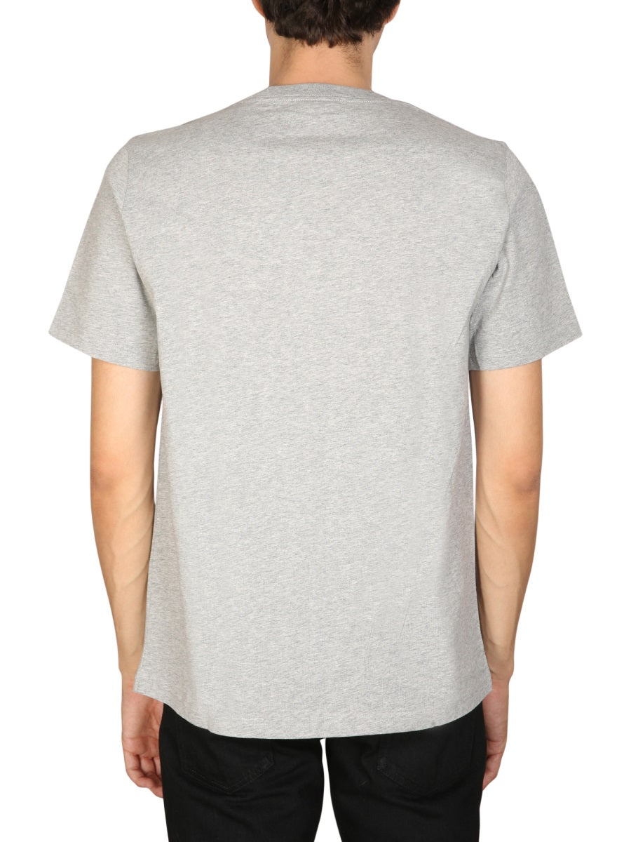 PS PAUL SMITH Crewneck T-Shirt with Front Logo Print