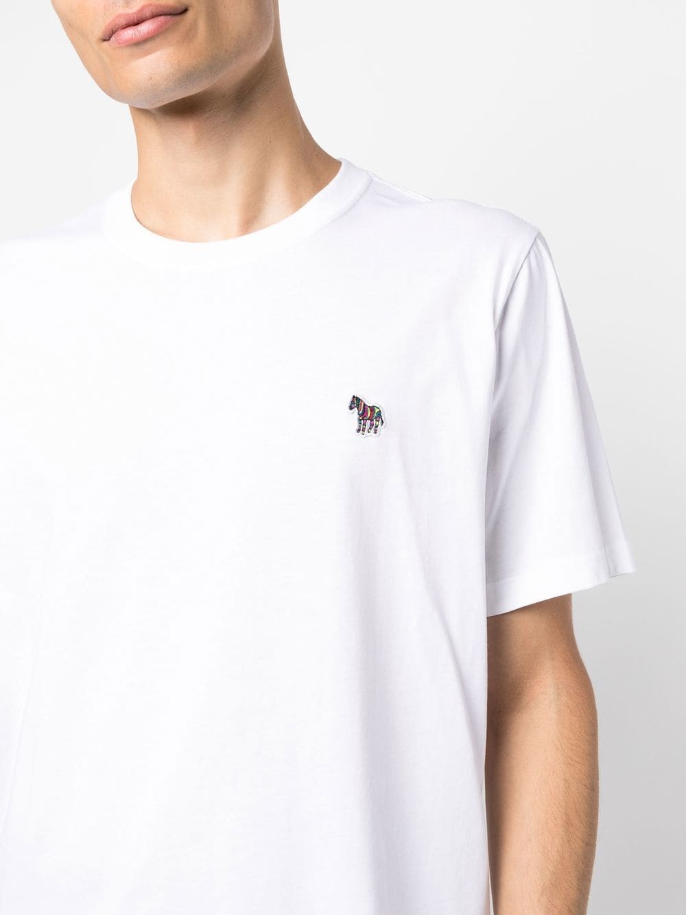 PS PAUL SMITH Zebra Logo Cotton T-Shirt - FW25