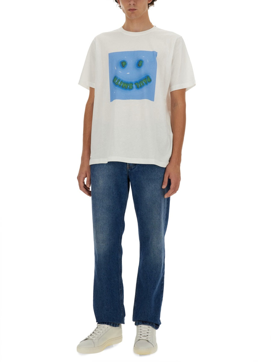 PS PAUL SMITH Happy T-Shirt - Size L