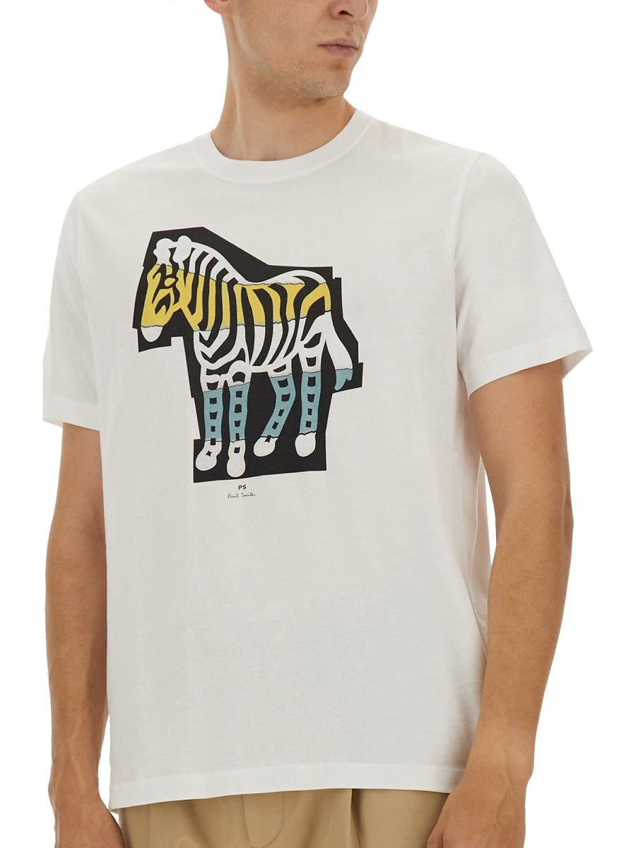 PS PAUL SMITH Organic Cotton T-Shirt for Men - FW25 Collection