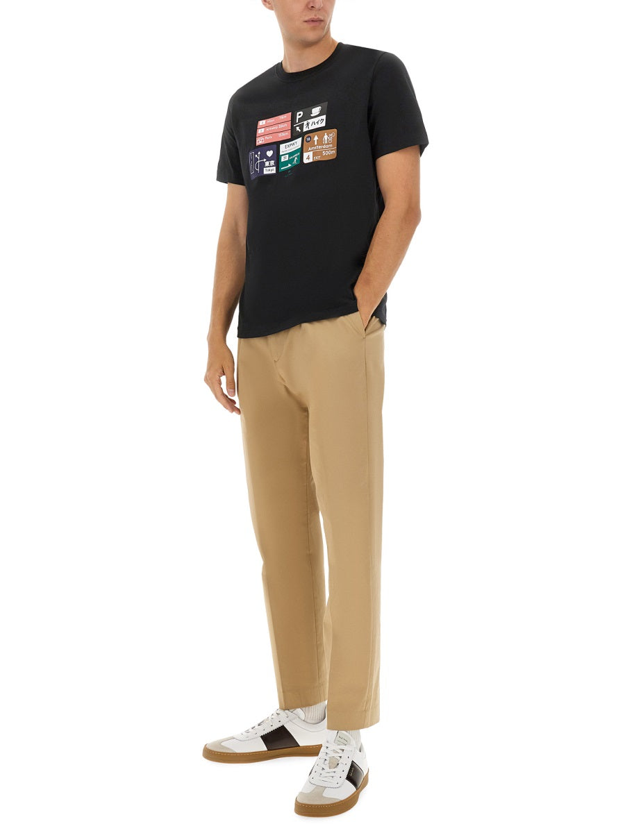 PS PAUL SMITH Men's Organic Cotton T-Shirt FW25