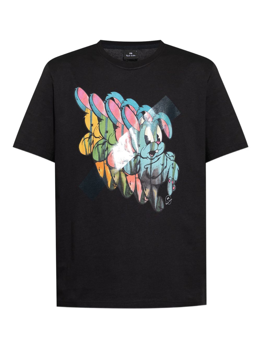 PS PAUL SMITH Bunny Repeat Graphic Crew Neck T-Shirt - Men's Relaxed Fit