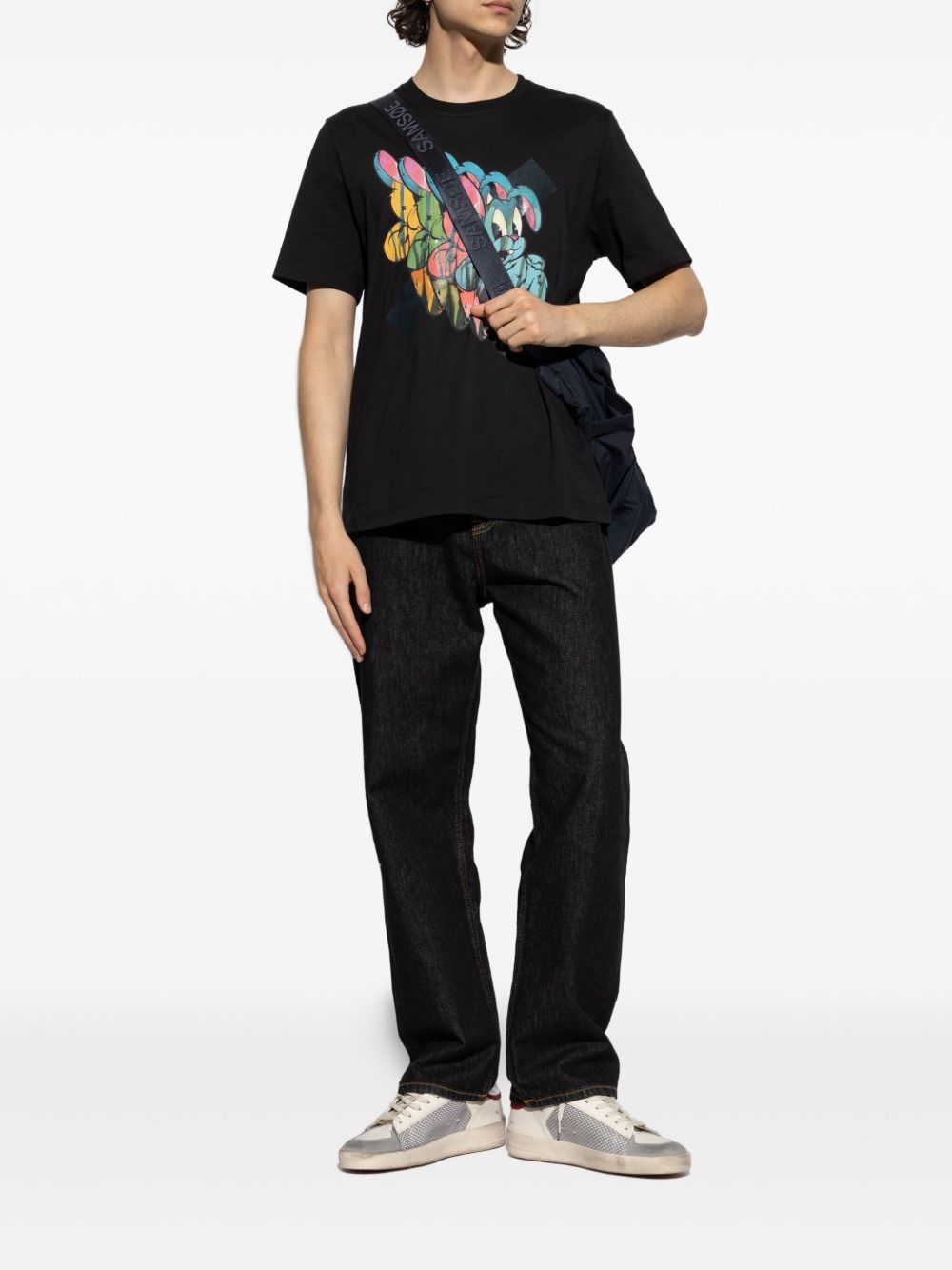 PS PAUL SMITH Bunny Repeat Graphic Crew Neck T-Shirt - Men's Relaxed Fit