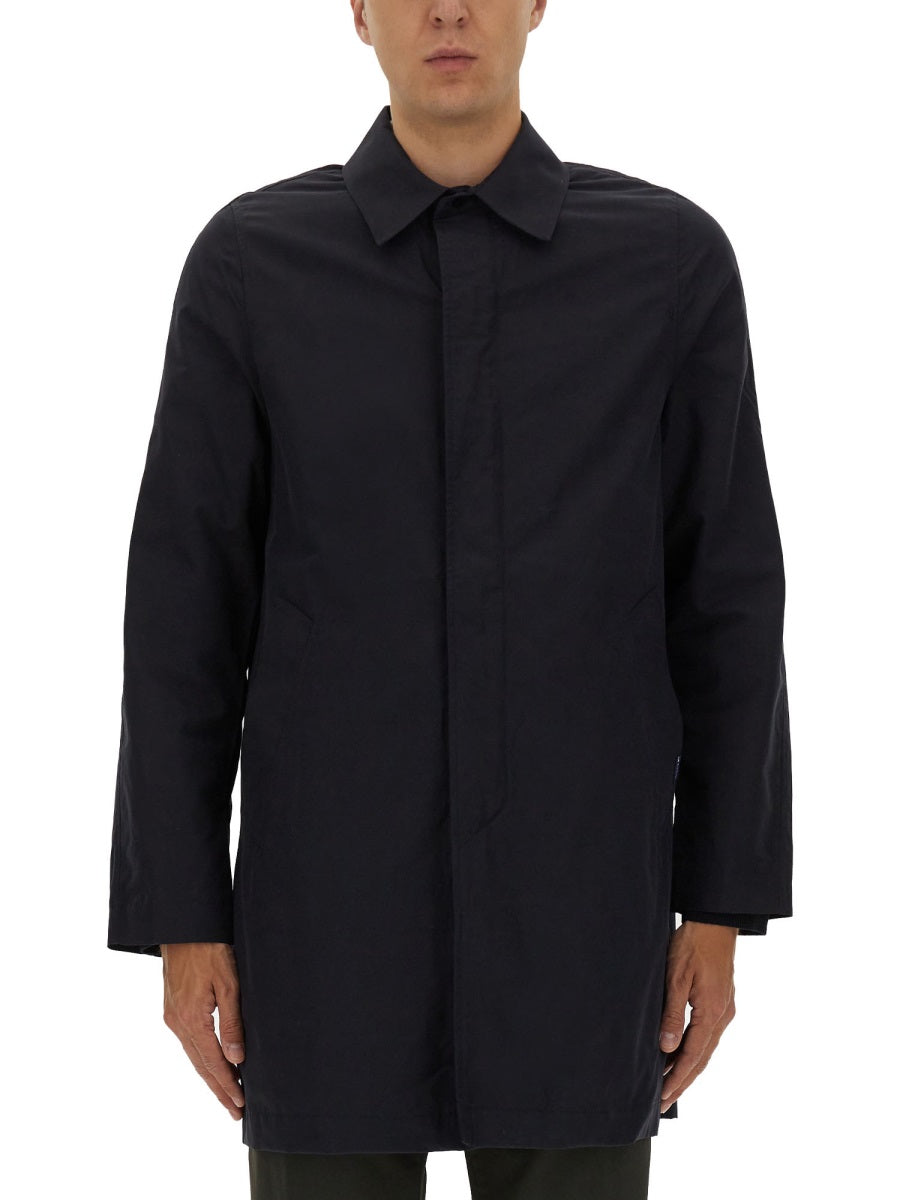 PS PAUL SMITH Premium Cotton Nylon Trench Coat for Men - FW25