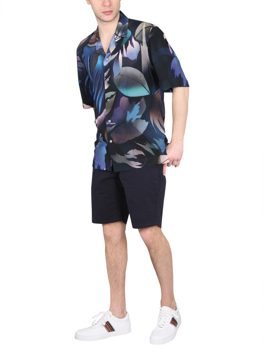 PS PAUL SMITH Men's Zebra Bermuda Shorts