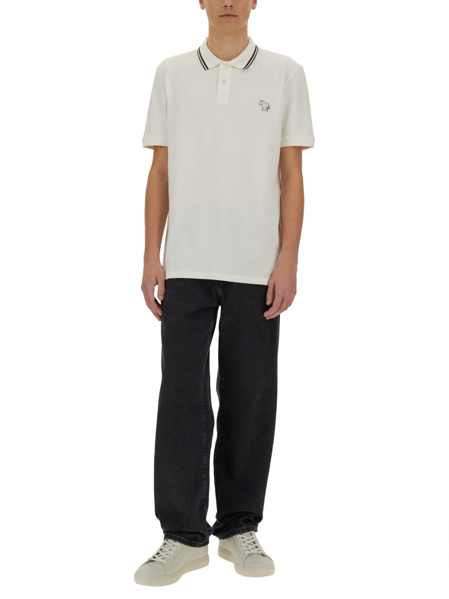 PS PAUL SMITH Men's Cotton Pique Polo - Size L
