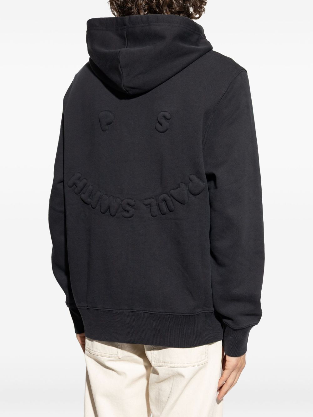 PS PAUL SMITH Happy Organic Cotton Hoodie for Men - FW25 Collection