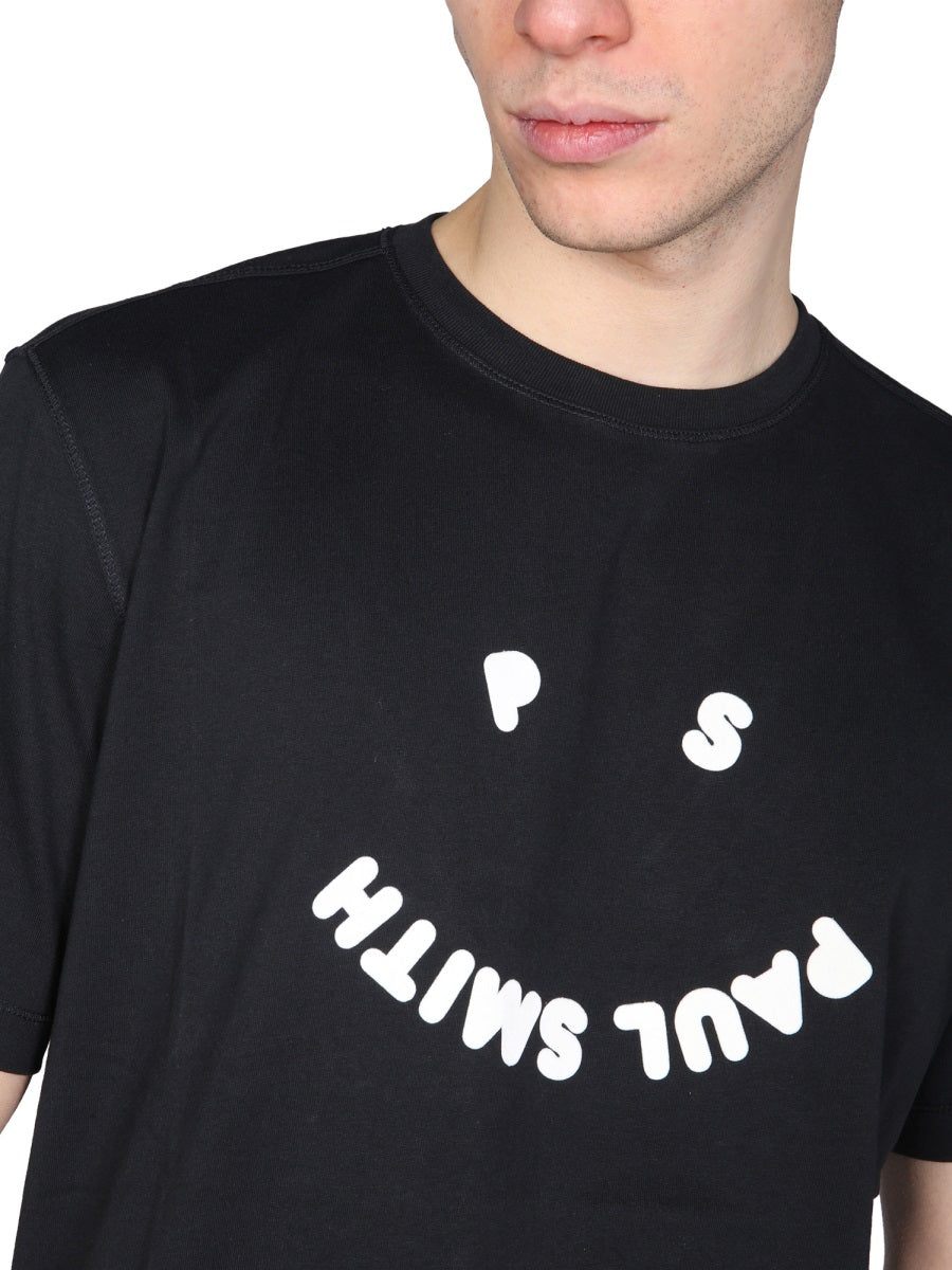 PS PAUL SMITH Happy Crew Neck T-Shirt