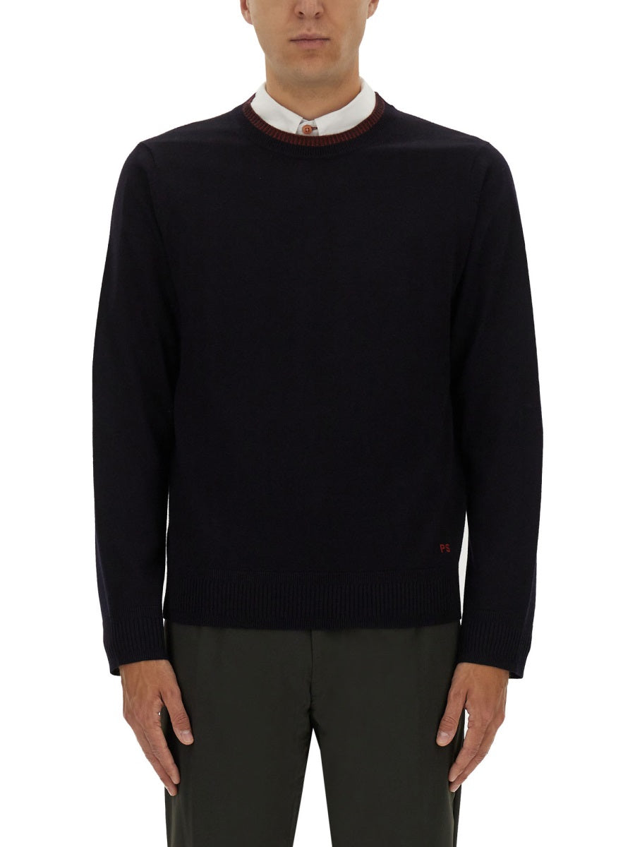 PS PAUL SMITH Men's Merino Wool Sweater