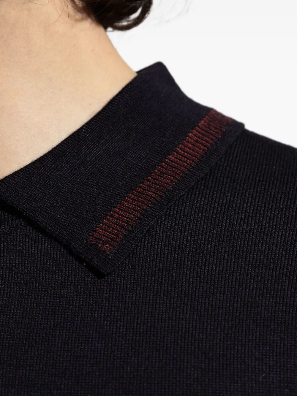 PAUL SMITH Men's Long Sleeve Polo Sweater