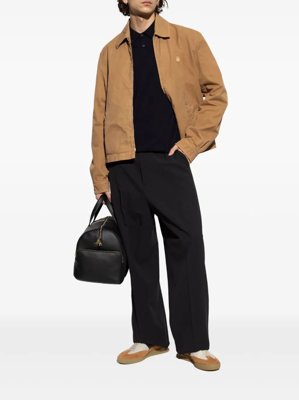 PAUL SMITH Men's Long Sleeve Polo Sweater