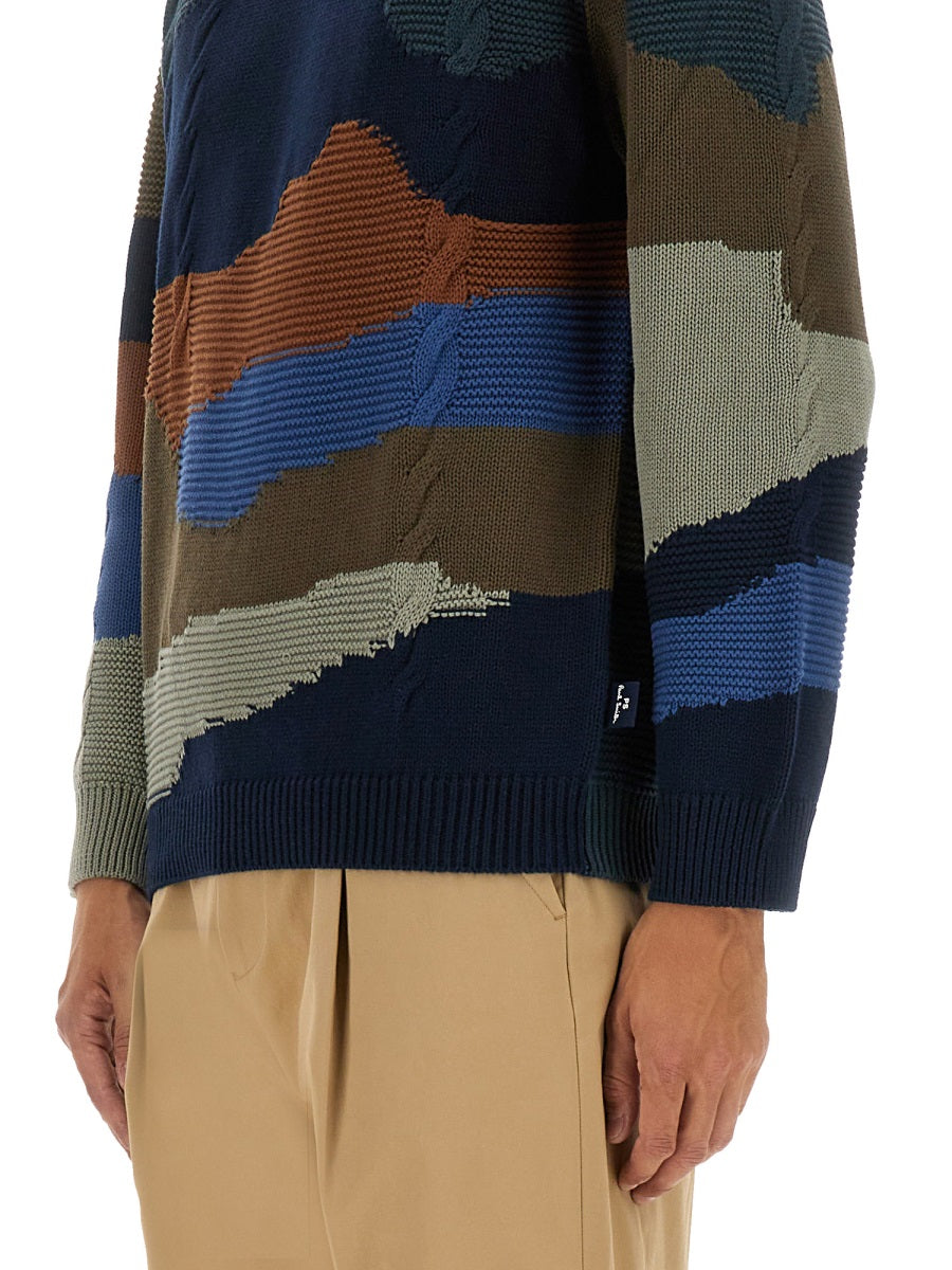 PS PAUL SMITH Multicolour Cotton Sweater for Men